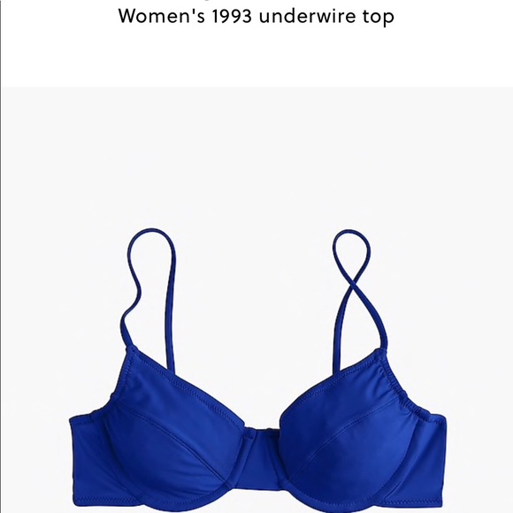 NWT J. CREW Retro Inspired Bikini in Bistro Blue - Picture 7 of 8